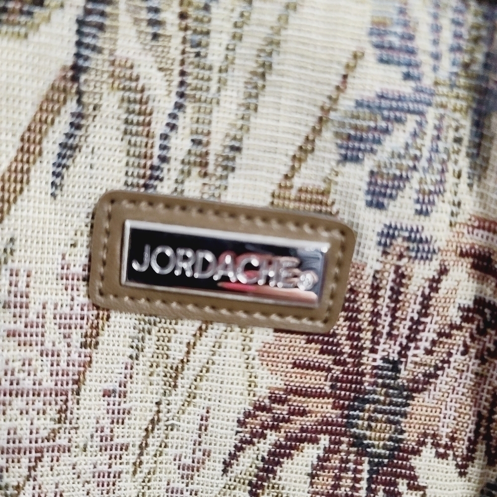 Vintage 80s Jordache Tapestry Floral Travel Makeup Pouch - Picture 6 of 10